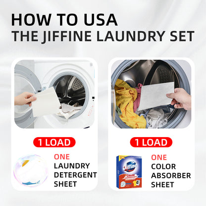 JIFFINE Laundry Color-absorbing Tablets