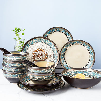European  Ceramic Dinnerware Set