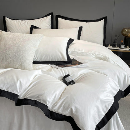 Four-piece Long Velvet High-grade Duvet Cover