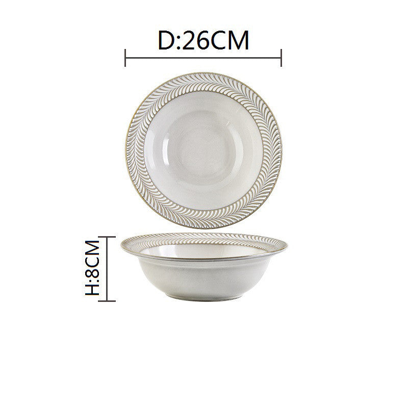 Bowl And Plate Tableware Set