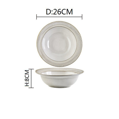 Bowl And Plate Tableware Set