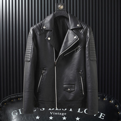 Spring And Autumn Leather Jacket