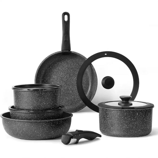Detachable Handle Portable Non Stick  Frying And Stir Frying