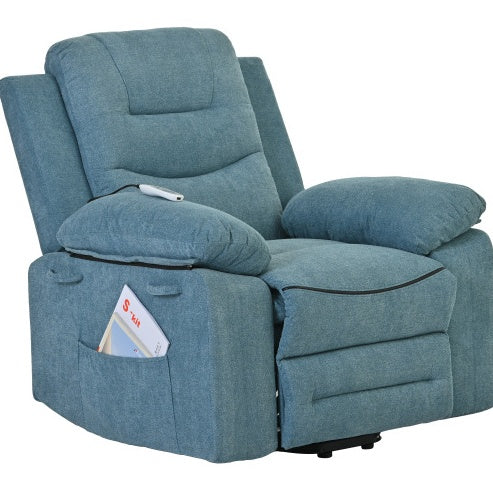 Massage Recliner,Power Lift Chair For Elderly With Adjustable Massage And Heating Function,Recliner Chair With Infinite Position And Side Pocket For Living Room