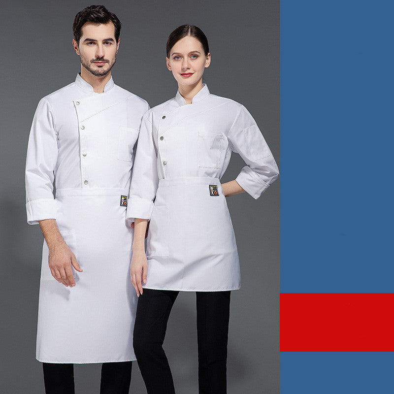 Men's And Women's Casual Kitchen Canteen Chef Uniforms