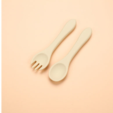 Silicone Baby Dinner Three-piece Set