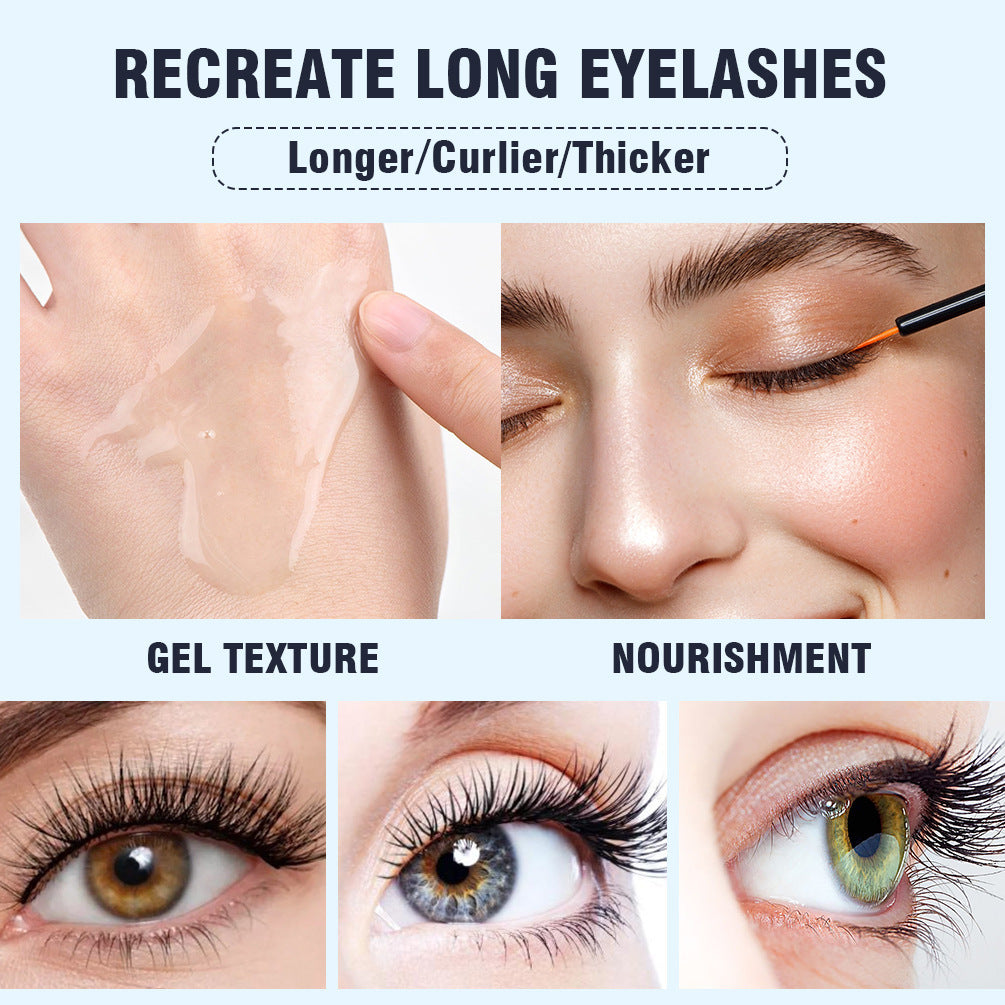 Beautiful Eyelashe Black Curling Care