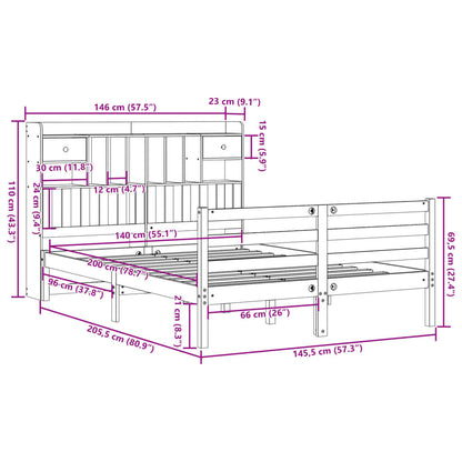 140x200 cm Bedframe