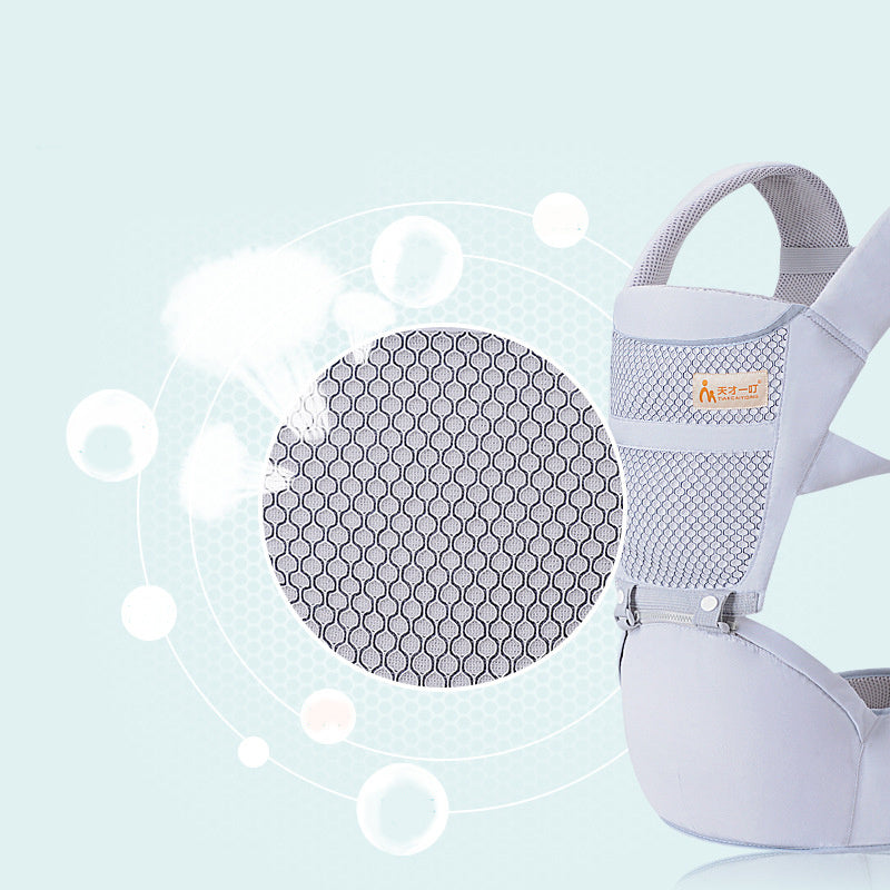 Multifunctional Baby Carrier - Breathable Waist Stool Hip Seat with Multiple Carrying Positions