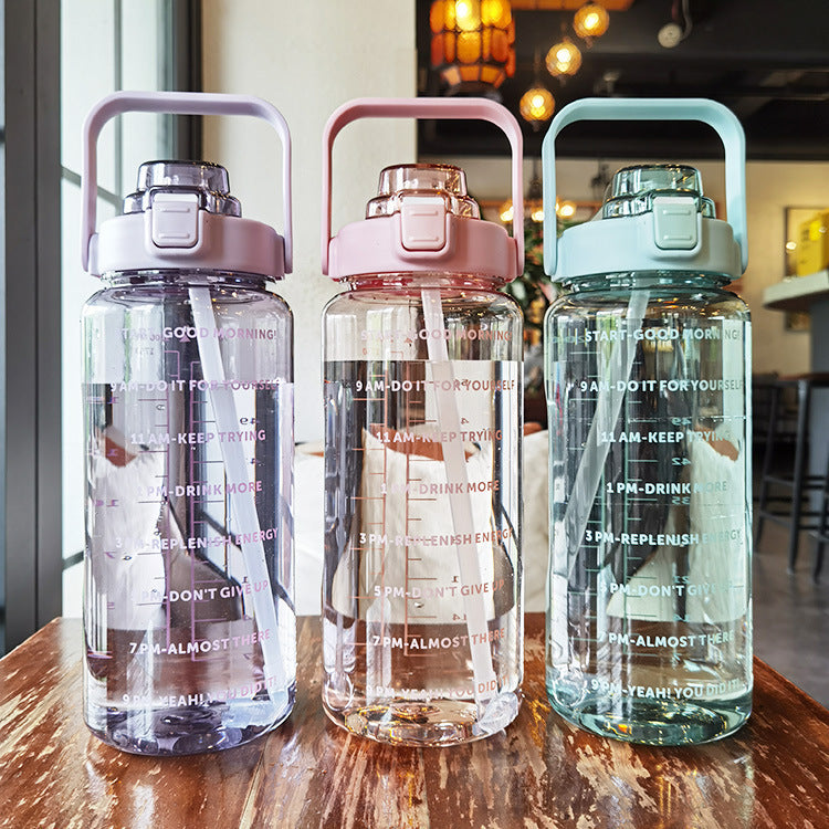 Large Plastic Portable Water Bottle