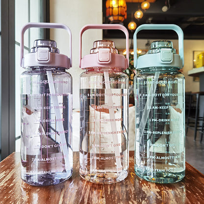 Large Plastic Portable Water Bottle