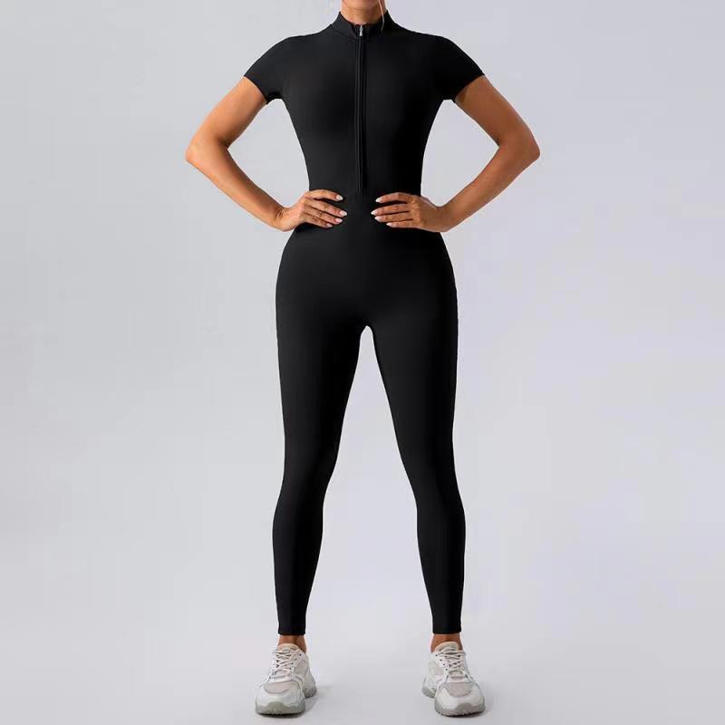 Zipper Yoga Jumpsuit