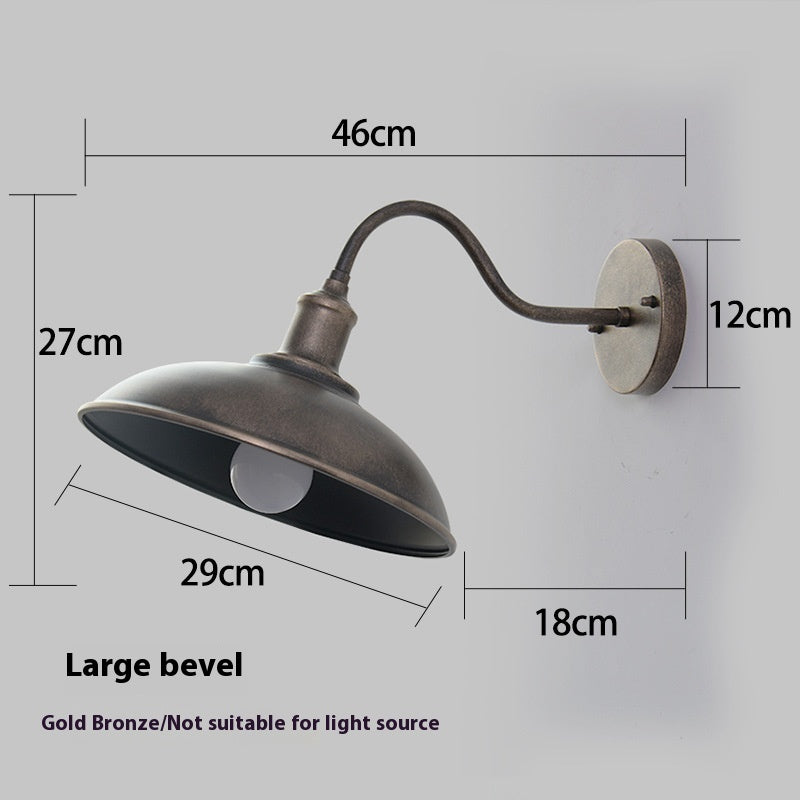 Outdoor Waterproof Wall Lamp Retro Iron Art Lamps