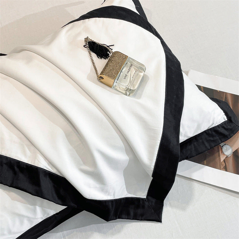 Four-piece Long Velvet High-grade Duvet Cover
