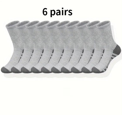 Athletic Socks Plus Size  Mid Tube Cotton Breathable