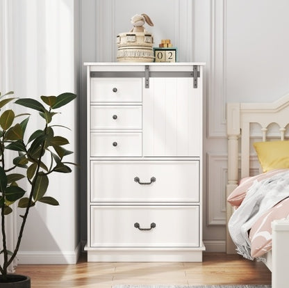 Chest drawer With 5 Storage Drawers for Bedroom And Living Room