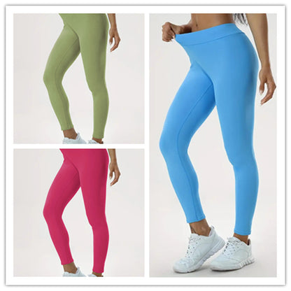 High Waist Yoga Fitness Pants - Women's Lift & Sculpt Elastic Leggings