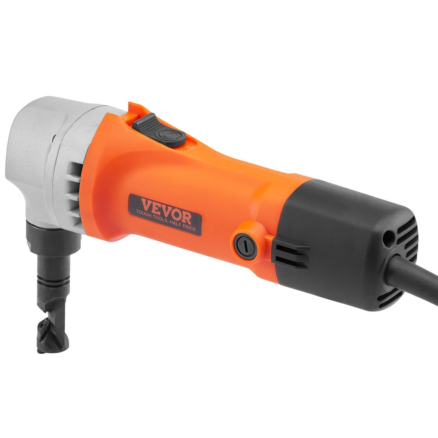 VEVOR Sheet Metal Nibbler, 550W Powerful 2200 RPM High Speed, 360 Degree Rotation Electric Nibbler Metal Cutter, Straight Curve And Circle Cutting For Stainless Steel, Aluminum, Plastic, Wood Board