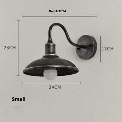 Outdoor Waterproof Wall Lamp Retro Iron Art Lamps