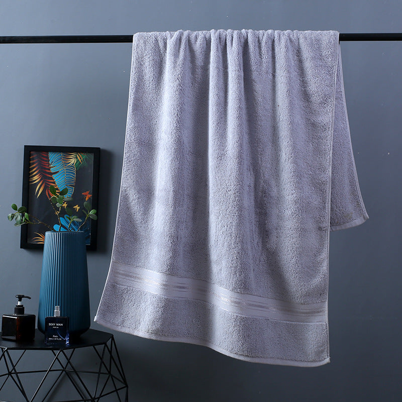Thick Cotton Bath Towel Set Pure Cotton Beach Towel Beauty Salon Bath Towel
