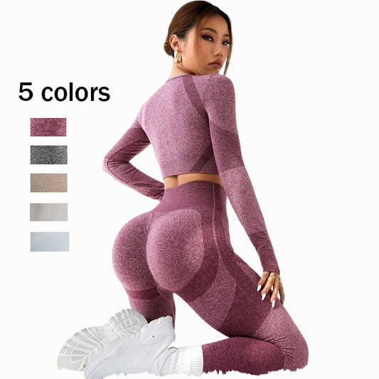 Hip-Lifting Sports Leggings Yoga Clothes Set - High Performance Activewear