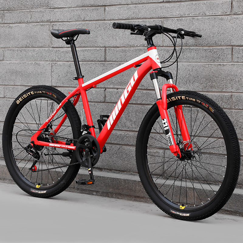 Mountain Bicycle 24 and 26 Inch Disc Brake Shock Absorption Variable Speed