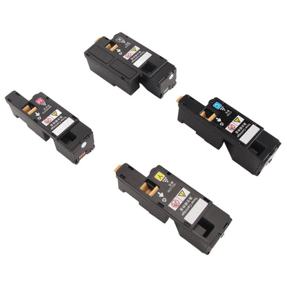 4Pcs Toner Cartridge Replacement Set for Xerox Phaser 6000 6010 Workcentre 6015 Printer