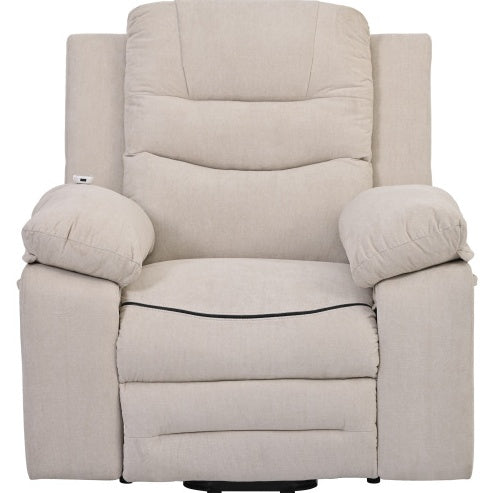 Massage Recliner,Power Lift Chair For Elderly With Adjustable Massage And Heating Function,Recliner Chair With Infinite Position And Side Pocket For Living Room