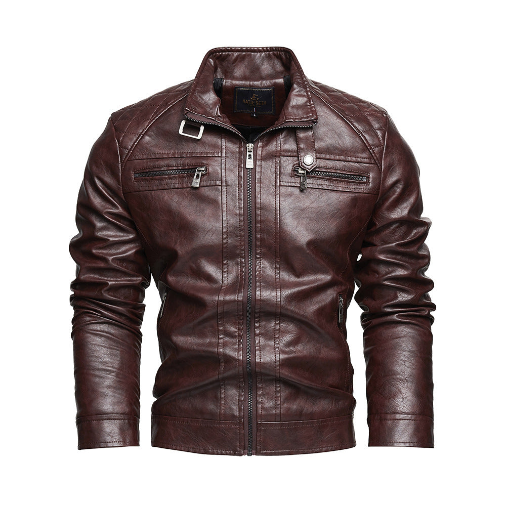 Trendy Pu Leather Jacket