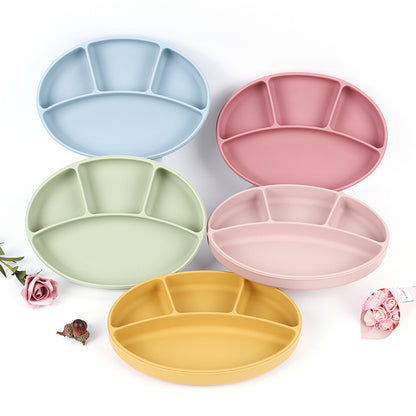 Baby Silicone Seven-piece Tableware Set