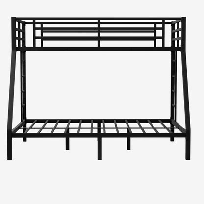 Metal Twin XL Over Queen Bunk Bed For Teens And Adults,Space-Saving Noise Reduced No Box Spring Needed