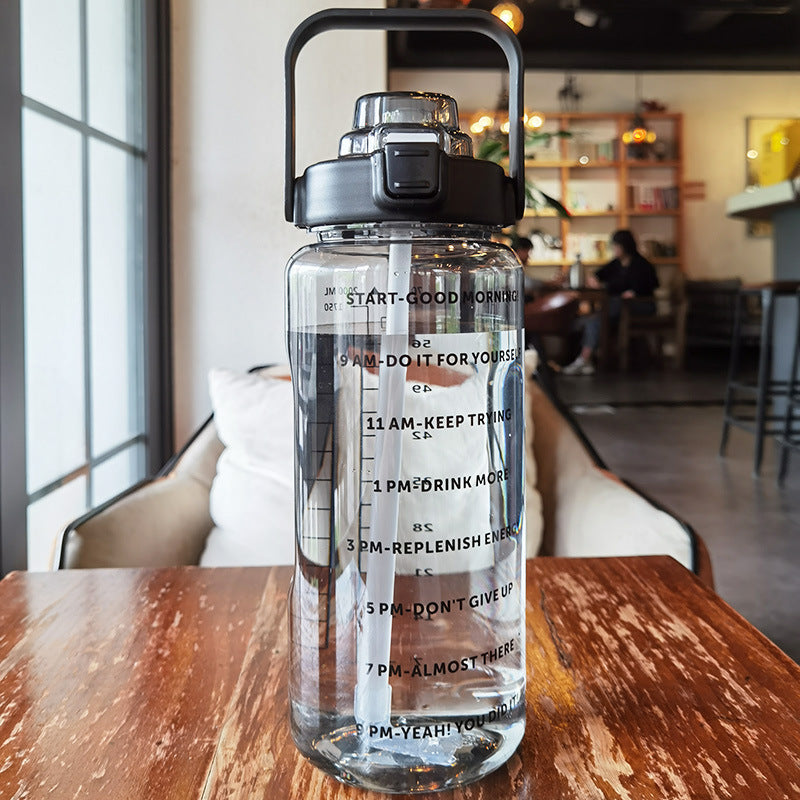 Large Plastic Portable Water Bottle