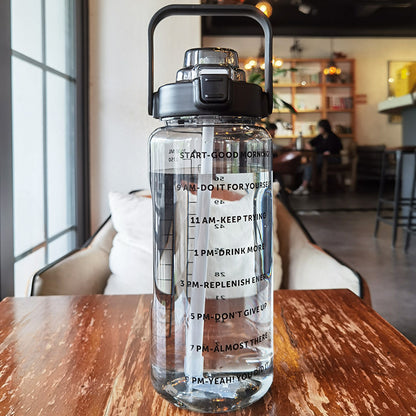 Large Plastic Portable Water Bottle