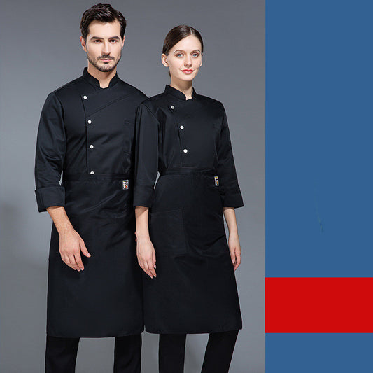 Men's And Women's Casual Kitchen Canteen Chef Uniforms