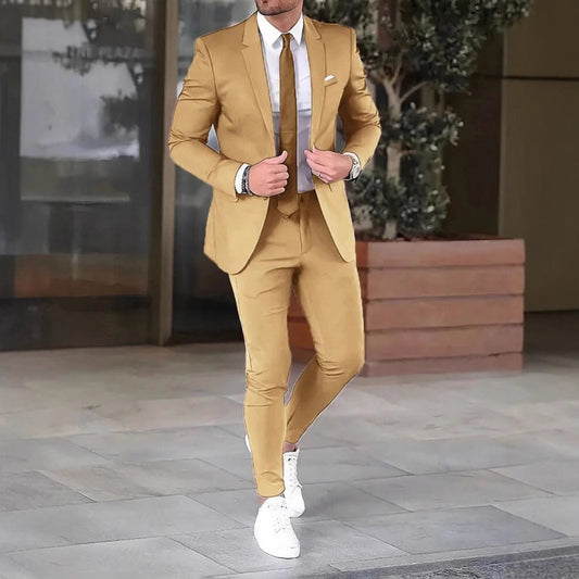 Two-piece  Slim-fit Suit