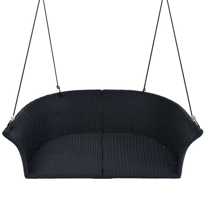 Rattan Woven Swing Chair, Porch Swing With Ropes