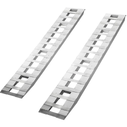 VEVOR 84x14x2.5 Inch Aluminum Ramps 6000LBS Capacity Car Trailer Truck ATV Ramps 1 Pair 2 Ramps